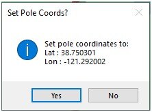 Set Pole Coords